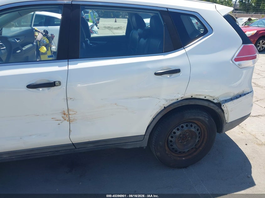 2016 Nissan Rogue VIN KNMAT2MV4GP688339 IAAI salvage auction — SIDE, Salvage (California), sold $1,300 on 2026-07-13 (photo 6)