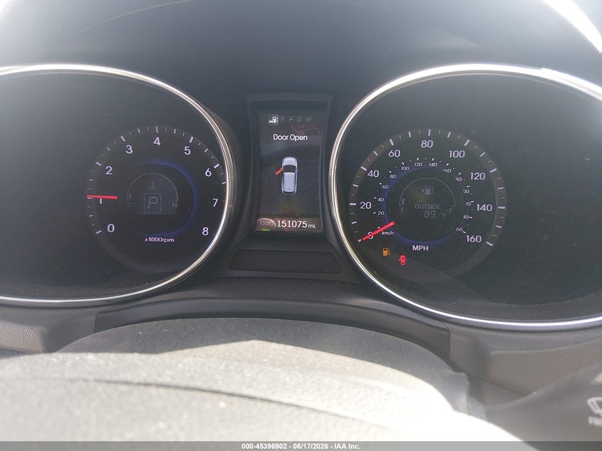 2013 Hyundai Santa fe VIN 5XYZUDLA9DG057840 IAAI salvage auction — NORMAL WEAR, Clear - Dealer Only (California), sold $1,425 on 2026-07-10 (photo 7)