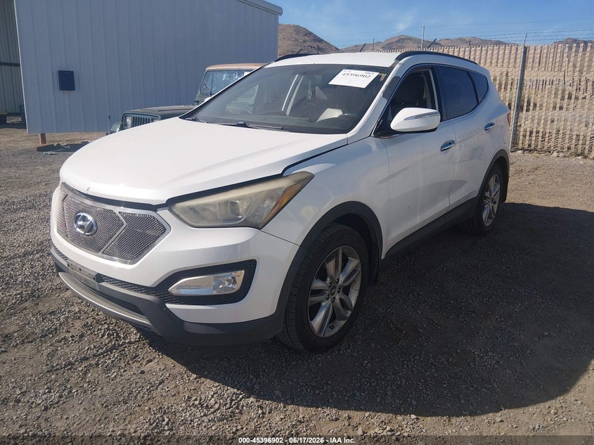 2013 Hyundai Santa fe VIN 5XYZUDLA9DG057840 IAAI salvage auction — NORMAL WEAR, Clear - Dealer Only (California), sold $1,425 on 2026-07-10 (photo 2)