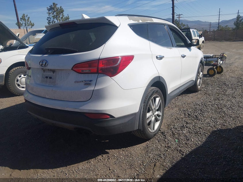 2013 Hyundai Santa fe VIN 5XYZUDLA9DG057840 IAAI salvage auction — NORMAL WEAR, Clear - Dealer Only (California), sold $1,425 on 2026-07-10 (photo 4)