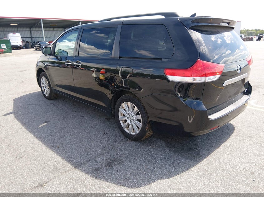2011 Toyota Sienna VIN 5TDDK3DC3BS024956 IAAI salvage auction — MECHANICAL, Clear (South Carolina), sold $1,600 on 2026-07-29 (photo 3)