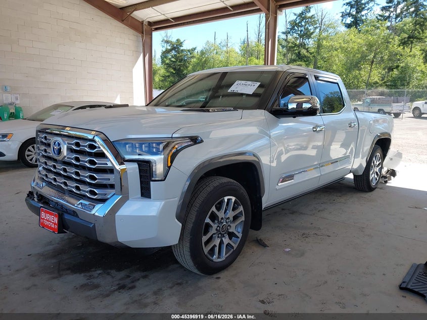 2024 Toyota Tundra VIN 5TFMC5ECXRX007714 IAAI salvage auction — REAR END, Bill Of Sale (Washington), sold $29,050 on 2026-07-13 (photo 2)