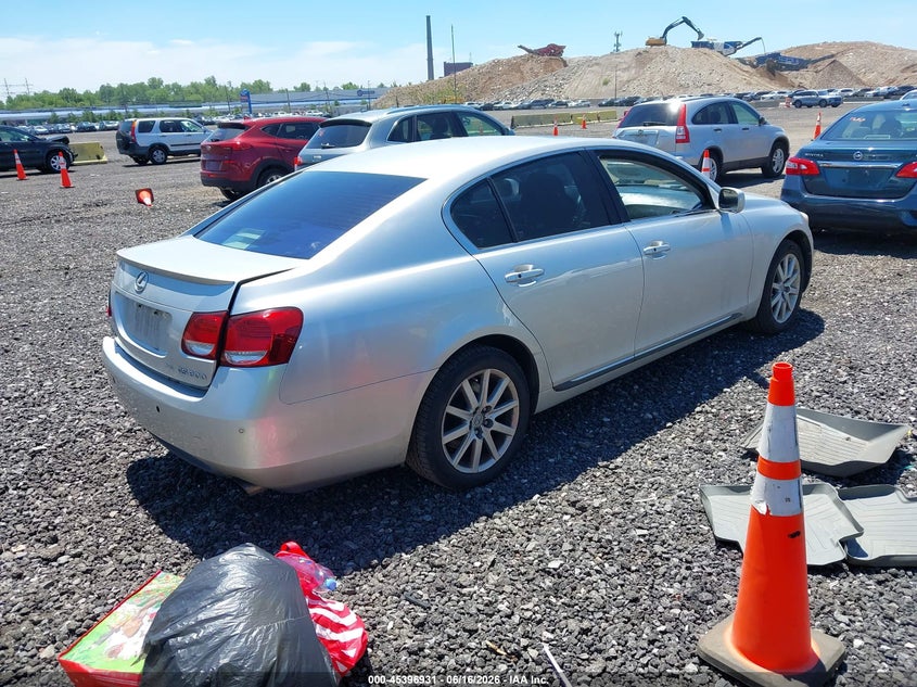2006 Lexus Gs 300 VIN JTHCH96S460011707 IAAI salvage auction — LEFT REAR, Salvage (Connecticut), sold $425 on 2026-07-14 (photo 4)