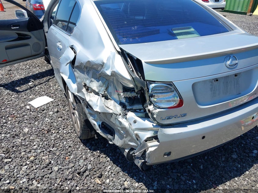2006 Lexus Gs 300 VIN JTHCH96S460011707 IAAI salvage auction — LEFT REAR, Salvage (Connecticut), sold $425 on 2026-07-14 (photo 6)