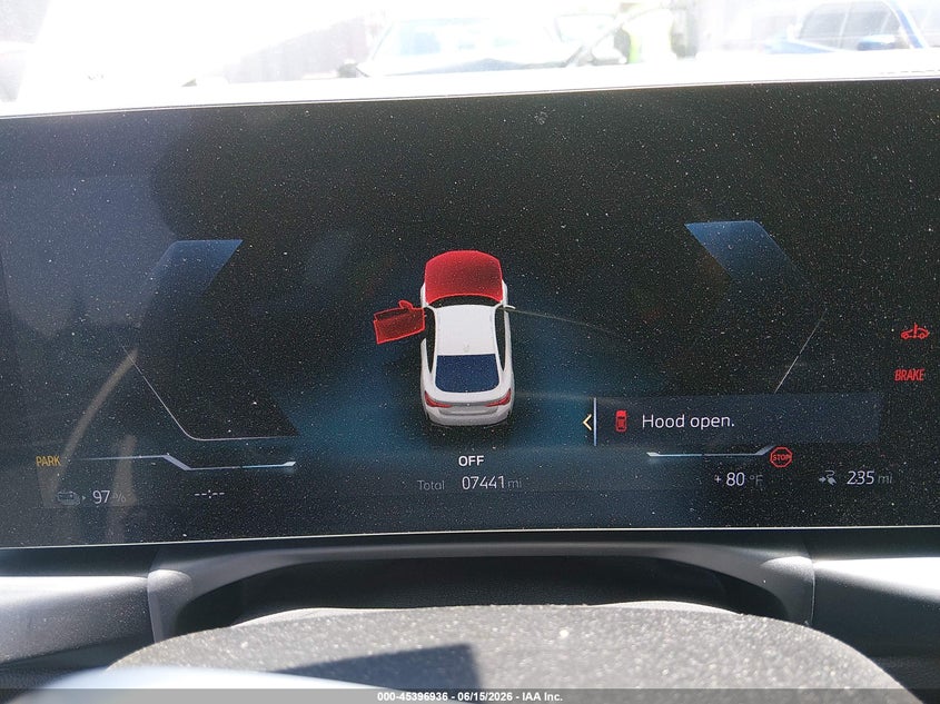 2025 BMW I4 VIN WBY23HD08SFT98632 IAAI salvage auction — FRONT END, Salvage (California), sold $22,750 on 2026-07-23 (photo 7)
