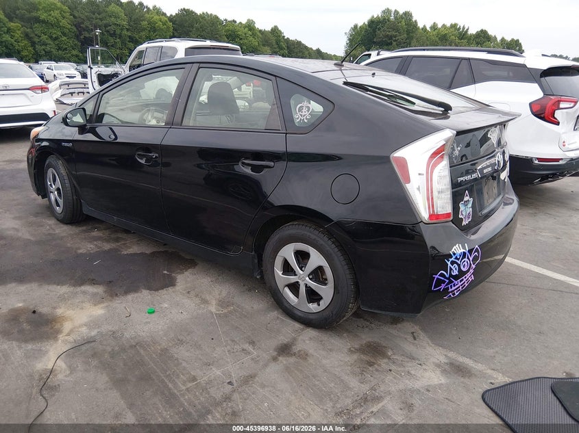 2013 Toyota Prius VIN JTDKN3DU4D5627852 IAAI salvage auction — FRONT END, Salvage (North Carolina), sold $50 on 2026-07-29 (photo 3)