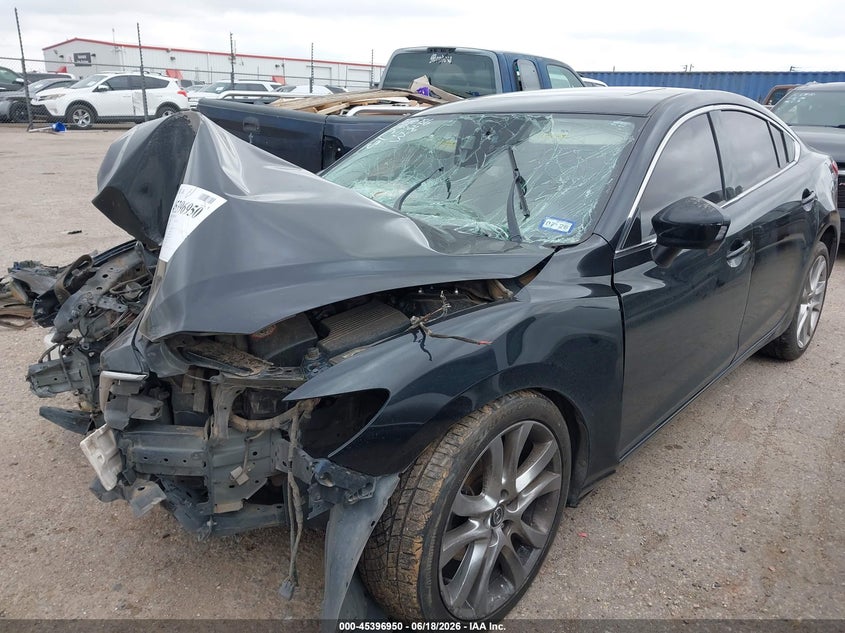 2014 Mazda 6 VIN JM1GJ1W50E1103621 IAAI salvage auction — FRONT END, Non-Repairable (Texas), sold $25 on 2026-07-21 (photo 2)