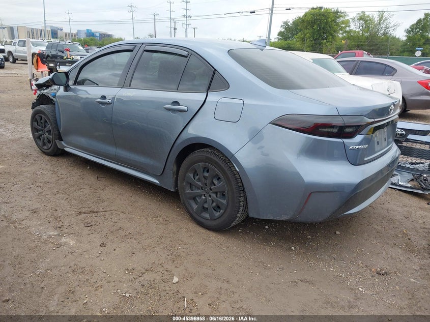 2022 Toyota Corolla VIN JTDEPMAE9N3001852 IAAI salvage auction — LEFT FRONT, Original (Texas), sold $4,300 on 2026-07-29 (photo 3)