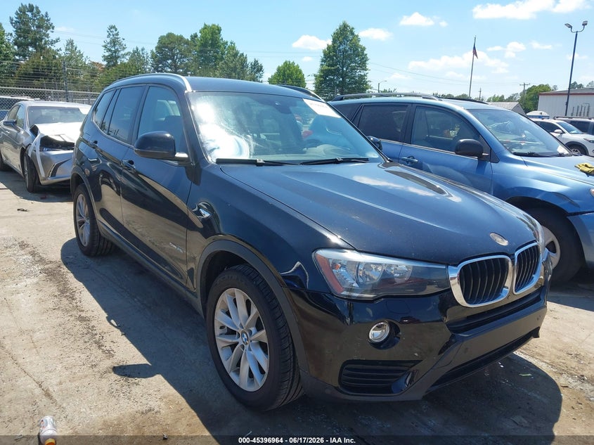 2017 BMW X3 VIN 5UXWZ7C53H0U46881 IAAI salvage auction — REAR END, Salvage (North Carolina), sold $3,350 on 2026-07-13 (photo 1)