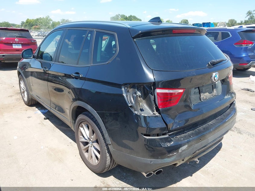 2017 BMW X3 VIN 5UXWZ7C53H0U46881 IAAI salvage auction — REAR END, Salvage (North Carolina), sold $3,350 on 2026-07-13 (photo 3)