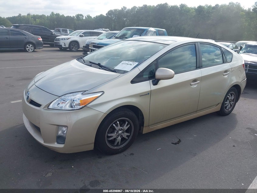 2010 Toyota Prius VIN JTDKN3DU3A0039997 IAAI salvage auction — REAR END, Salvage (North Carolina), sold $900 on 2026-07-08 (photo 2)