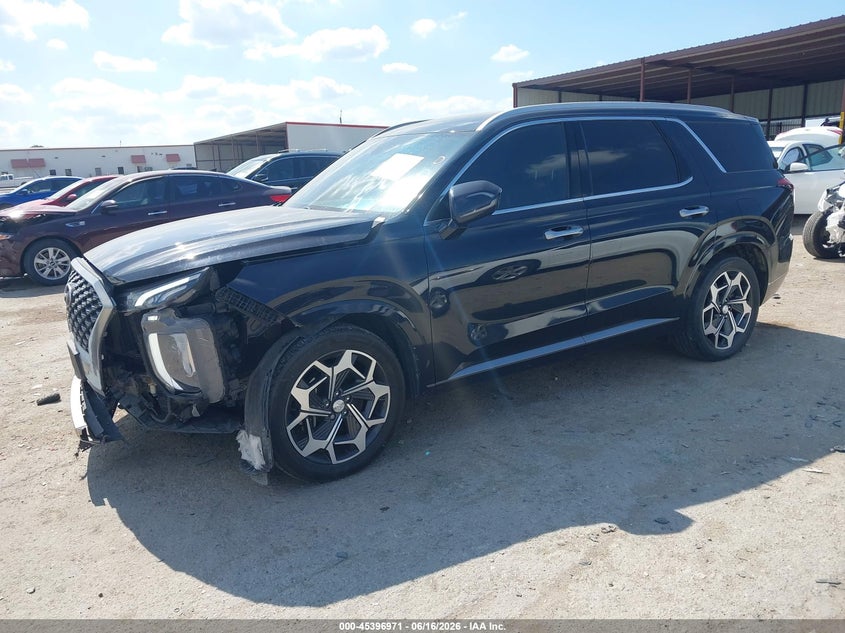 2022 Hyundai Palisade VIN KM8R7DHE7NU468216 IAAI salvage auction — FRONT END, Salvage Title, sold $13,800 on 2026-08-25 (photo 2)