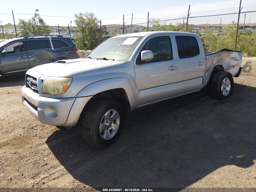 2005 Toyota Tacoma VIN 5TEKU72N65Z137661 IAAI salvage auction — LEFT REAR, Salvage (New Mexico), sold $4,500 on 2026-07-20 (photo 2)