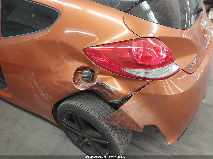 2013 Hyundai Veloster VIN KMHTC6AD0DU107729 IAAI salvage auction — REAR END, Salvage (Arizona), sold $1,150 on 2026-07-21 (photo 6)