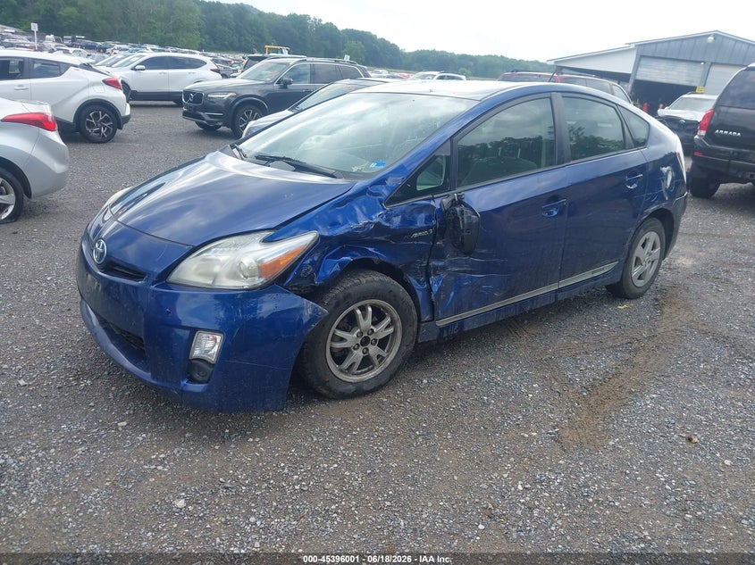 2011 Toyota Prius VIN JTDKN3DU7B5312749 IAAI salvage auction — NORMAL WEAR, Clear (Virginia), sold $725 on 2026-07-21 (photo 2)