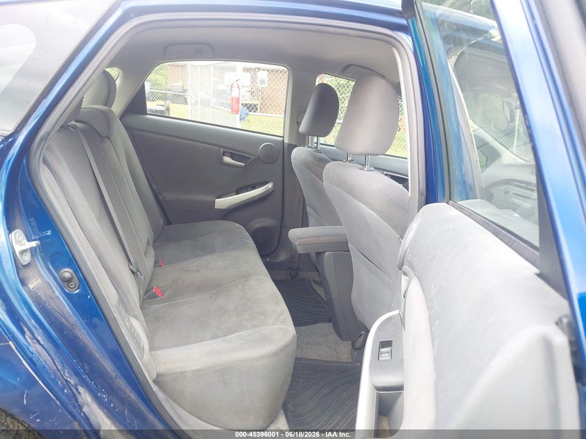 2011 Toyota Prius VIN JTDKN3DU7B5312749 IAAI salvage auction — NORMAL WEAR, Clear (Virginia), sold $725 on 2026-07-21 (photo 8)