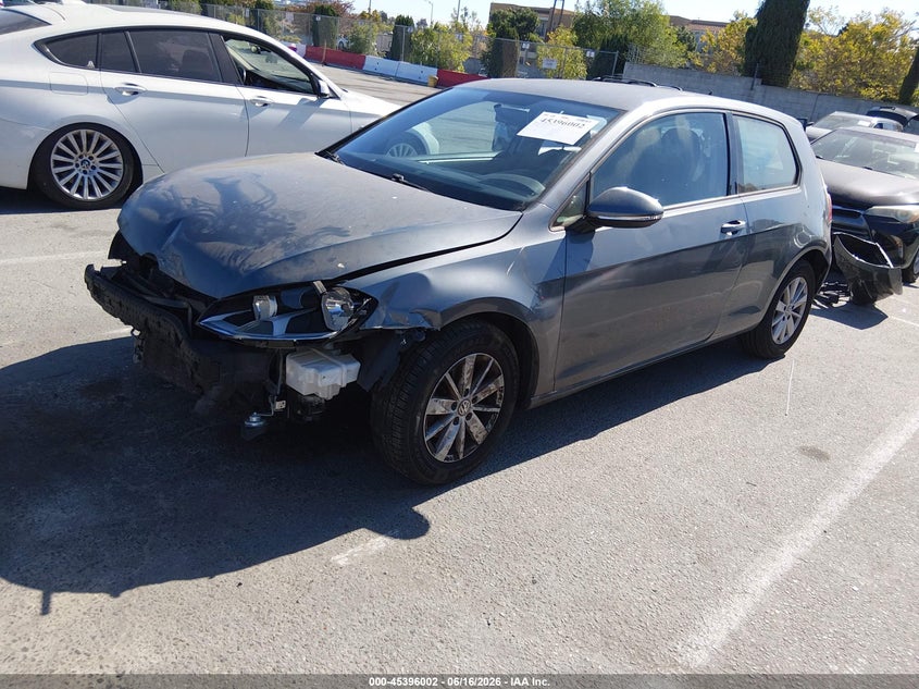 2015 Volkswagen Golf VIN 3VW817AU8FM032630 IAAI salvage auction — FRONT END, Salvage Title, sold $450 on 2026-07-18 (photo 2)
