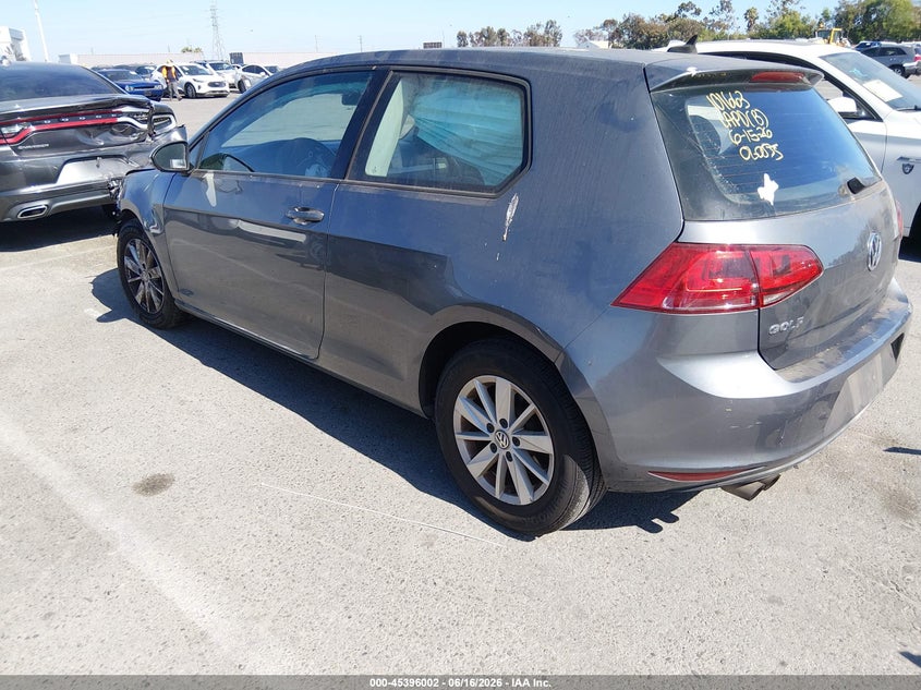 2015 Volkswagen Golf VIN 3VW817AU8FM032630 IAAI salvage auction — FRONT END, Salvage Title, sold $450 on 2026-07-18 (photo 3)