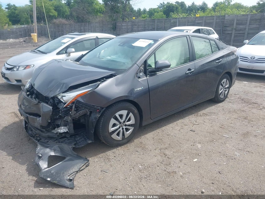 2017 Toyota Prius VIN JTDKBRFU4H3578906 IAAI salvage auction — FRONT END, Salvage (Idaho), sold $1,150 on 2026-07-15 (photo 2)