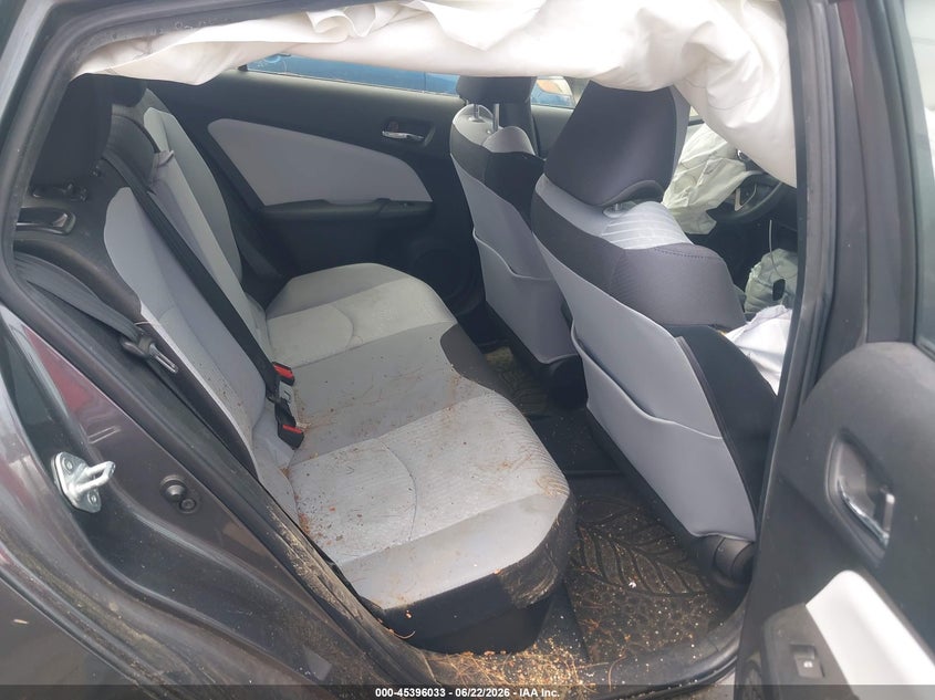 2017 Toyota Prius VIN JTDKBRFU4H3578906 IAAI salvage auction — FRONT END, Salvage (Idaho), sold $1,150 on 2026-07-15 (photo 8)