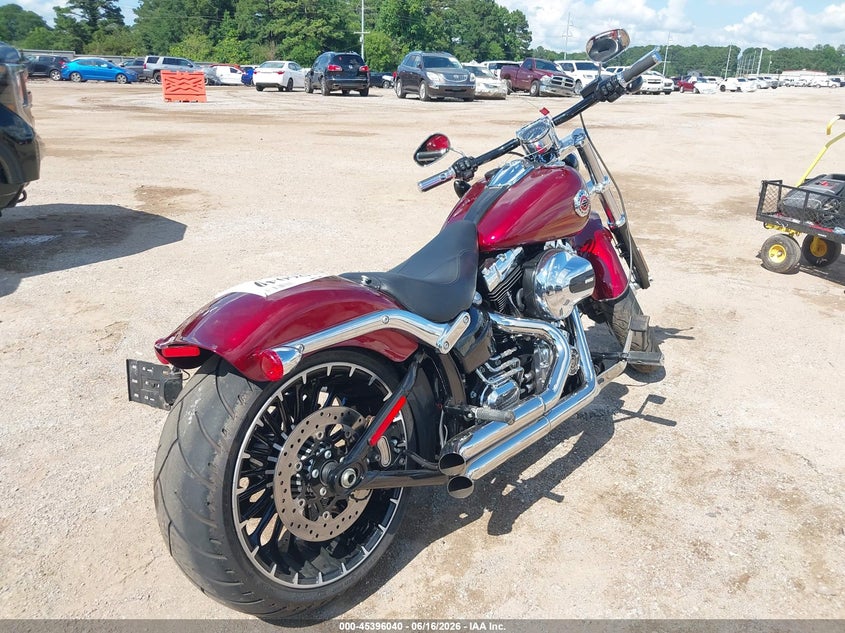 2017 Harley-davidson Breakout VIN 1HD1BFV17HB034664 IAAI salvage auction — ALL OVER, Original (Texas), sold $7,600 on 2026-08-11 (photo 4)