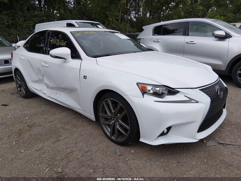 2015 Lexus Is VIN JTHCE1D29F5007846 IAAI salvage auction — RIGHT SIDE, Salvage Title, sold $6,000 on 2026-07-29 (photo 1)