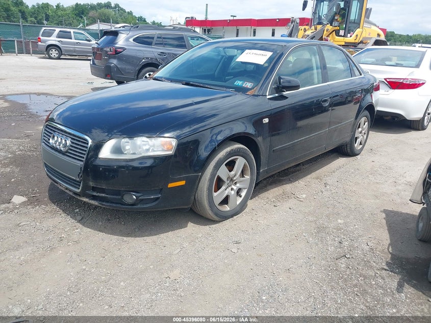 2006 Audi A4 VIN WAUDF78E06A244224 IAAI salvage auction — NORMAL WEAR, Clear-Dealer Only (Maryland), sold $400 on 2026-07-16 (photo 2)