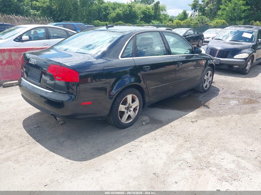 2006 Audi A4 VIN WAUDF78E06A244224 IAAI salvage auction — NORMAL WEAR, Clear-Dealer Only (Maryland), sold $400 on 2026-07-16 (photo 4)