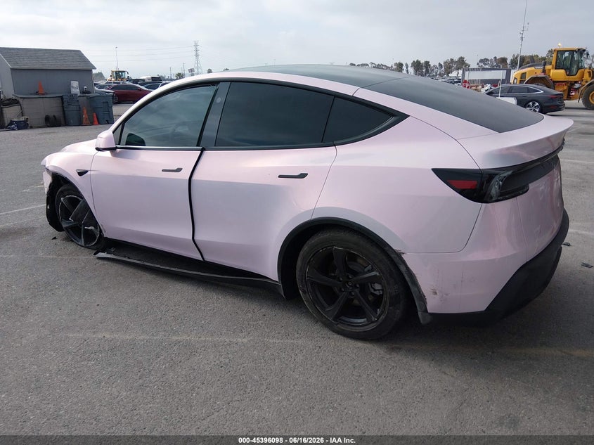 2026 Tesla Model y VIN 7SAYGDEE3TF622336 IAAI salvage auction — LEFT FRONT, Salvage Title, sold $15,200 on 2026-07-29 (photo 3)