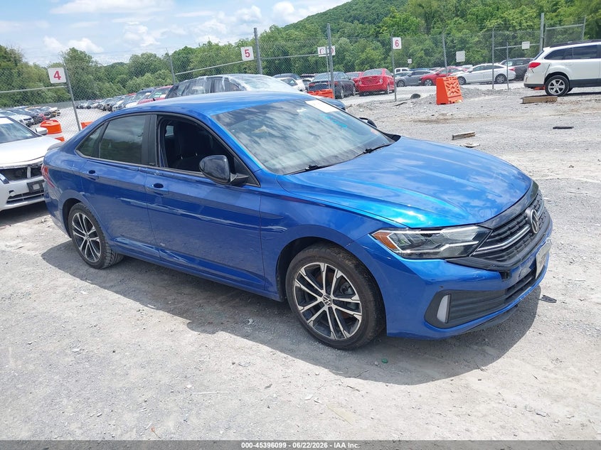 2023 Volkswagen Jetta VIN 3VWAM7BU1PM024491 IAAI salvage auction — FRONT END, Salvage (Virginia), sold $4,950 on 2026-07-11 (photo 1)