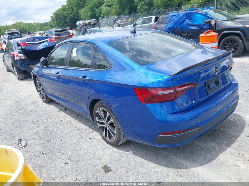 2023 Volkswagen Jetta VIN 3VWAM7BU1PM024491 IAAI salvage auction — FRONT END, Salvage (Virginia), sold $4,950 on 2026-07-11 (photo 3)