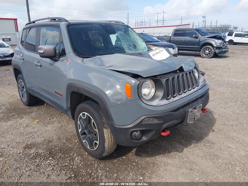 2015 Jeep Renegade VIN ZACCJBCT7FPB31845 IAAI salvage auction — FRONT END, Salvage (Louisiana), sold $1,550 on 2026-08-19 (photo 1)