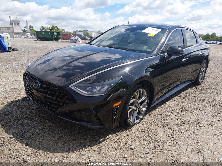 2020 Hyundai Sonata VIN 5NPEF4JA1LH058760 IAAI salvage auction — UNDERCARRIAGE, Salvage Title, sold $4,400 on 2026-07-26 (photo 2)