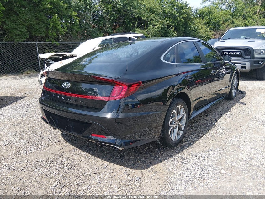 2020 Hyundai Sonata VIN 5NPEF4JA1LH058760 IAAI salvage auction — UNDERCARRIAGE, Salvage Title, sold $4,400 on 2026-07-26 (photo 4)