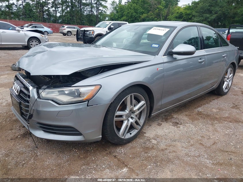 2014 Audi A6 VIN WAUFGAFC9EN065269 IAAI salvage auction — FRONT END, Salvage (Texas), sold $100 on 2026-07-17 (photo 2)