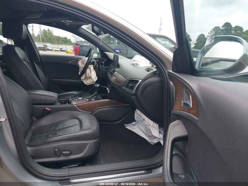 2014 Audi A6 VIN WAUFGAFC9EN065269 IAAI salvage auction — FRONT END, Salvage (Texas), sold $100 on 2026-07-17 (photo 5)