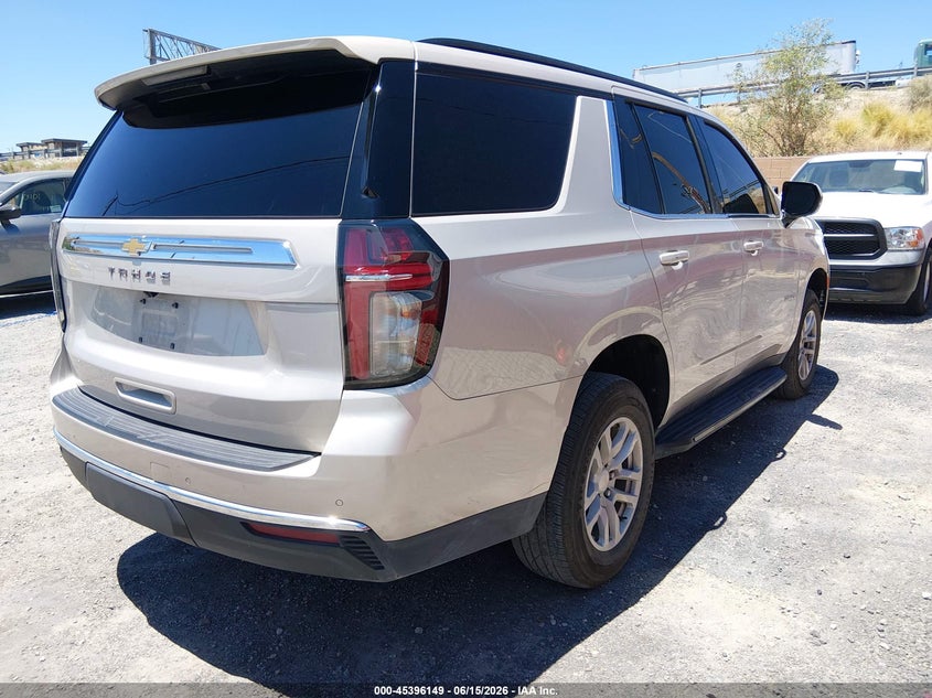 2022 Chevrolet Tahoe VIN 1GNSKLED0NR230700 IAAI salvage auction — RIGHT SIDE, Sf97 (California), sold $20,100 on 2026-07-28 (photo 4)