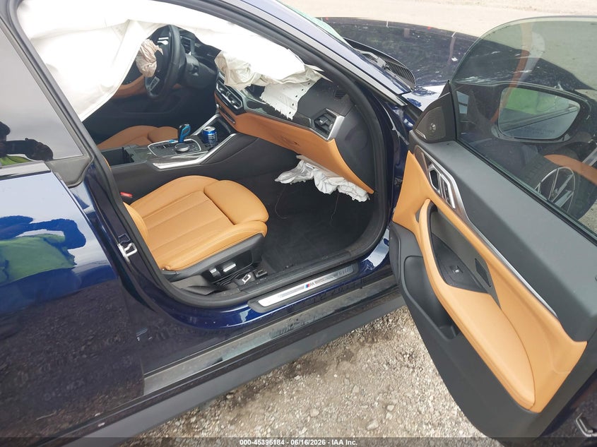 2023 BMW I4 VIN WBY33AW09PFP38452 IAAI salvage auction — FRONT END, Clear (South Carolina), sold $16,750 on 2026-08-20 (photo 5)