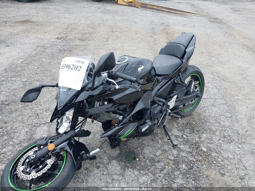 2019 Kawasaki Ninja VIN JKAEXEK17KDA30903 IAAI salvage auction — FRONT END, Salvage (Massachusetts), sold $450 on 2026-07-15 (photo 2)