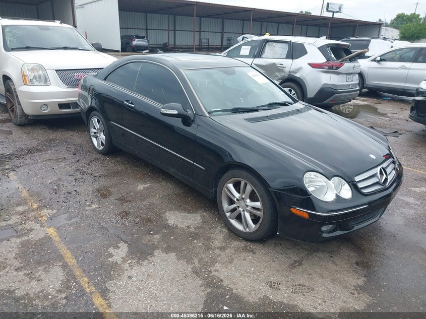 2009 Mercedes-benz Clk-class VIN WDBTJ56H39F263841 IAAI salvage auction — FRONT END, Salvage (Texas), sold $875 on 2026-07-15 (photo 1)