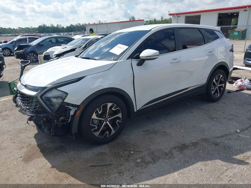 2023 Kia Sportage VIN 5XYK33AFXPG019616 IAAI salvage auction — FRONT END, Salvage Title, sold $4,925 on 2026-07-20 (photo 2)