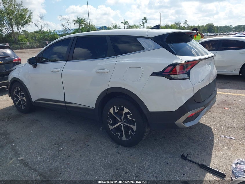2023 Kia Sportage VIN 5XYK33AFXPG019616 IAAI salvage auction — FRONT END, Salvage Title, sold $4,925 on 2026-07-20 (photo 3)