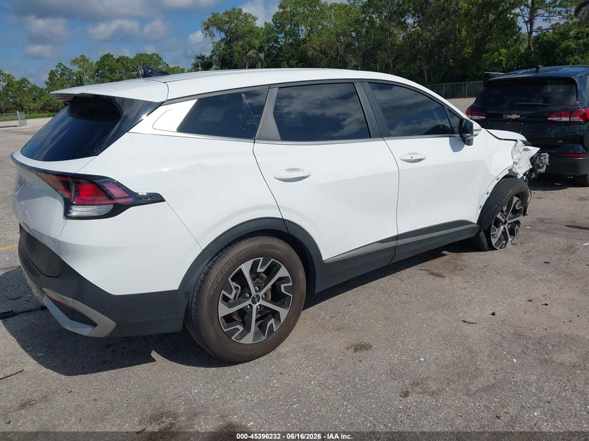2023 Kia Sportage VIN 5XYK33AFXPG019616 IAAI salvage auction — FRONT END, Salvage Title, sold $4,925 on 2026-07-20 (photo 4)