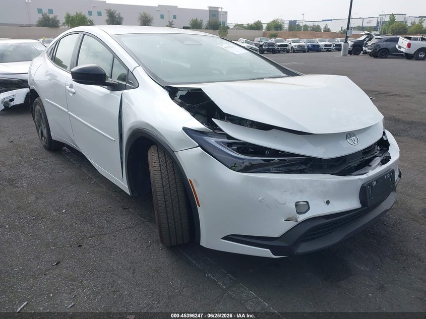 2026 Toyota Prius VIN JTDACAAU9T3071459 IAAI salvage auction — FRONT & REAR, Salvage Title, sold $9,300 on 2026-07-17 (photo 1)
