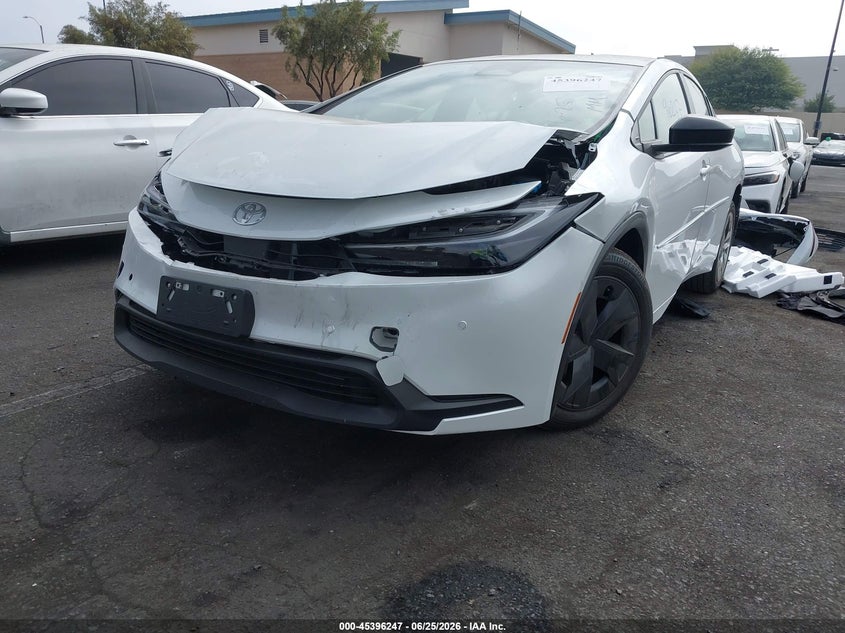 2026 Toyota Prius VIN JTDACAAU9T3071459 IAAI salvage auction — FRONT & REAR, Salvage Title, sold $9,300 on 2026-07-17 (photo 2)