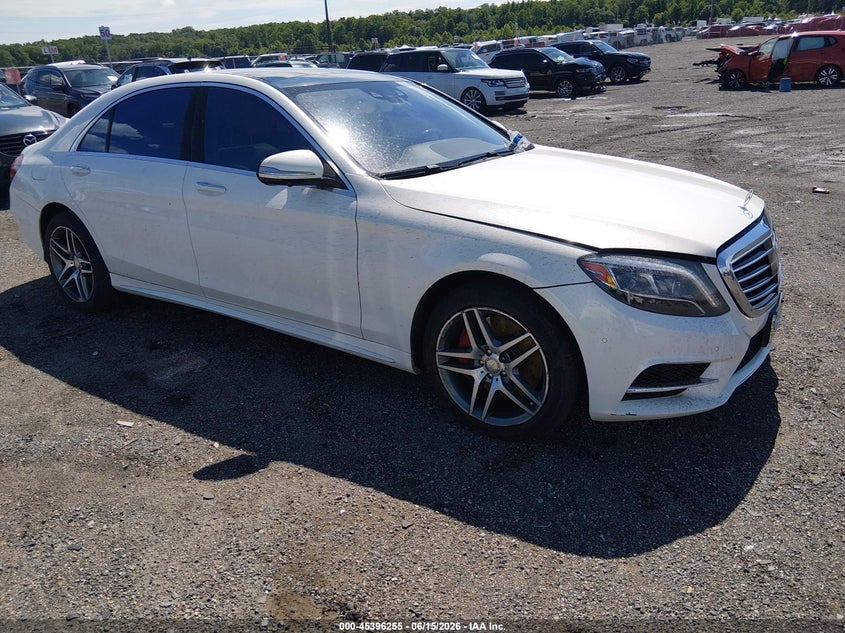 2014 Mercedes-benz S-klasse VIN WDDUG8FB6EA046380 IAAI salvage auction — REAR END, Salvage - 75% Or Less (Maryland), sold $8,200 on 2026-08-11 (photo 1)