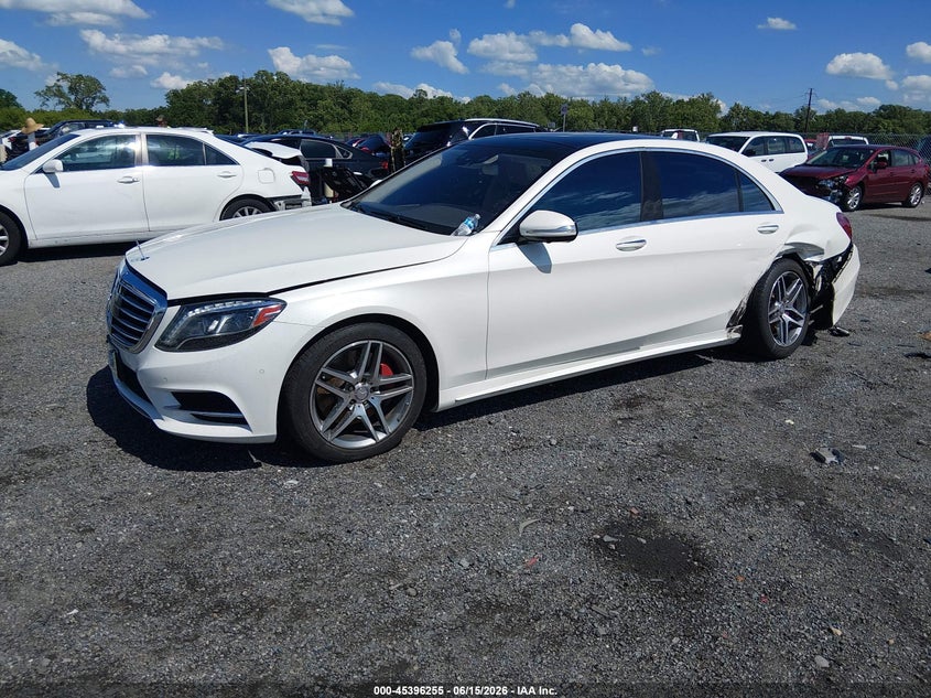 2014 Mercedes-benz S-klasse VIN WDDUG8FB6EA046380 IAAI salvage auction — REAR END, Salvage - 75% Or Less (Maryland), sold $8,200 on 2026-08-11 (photo 2)