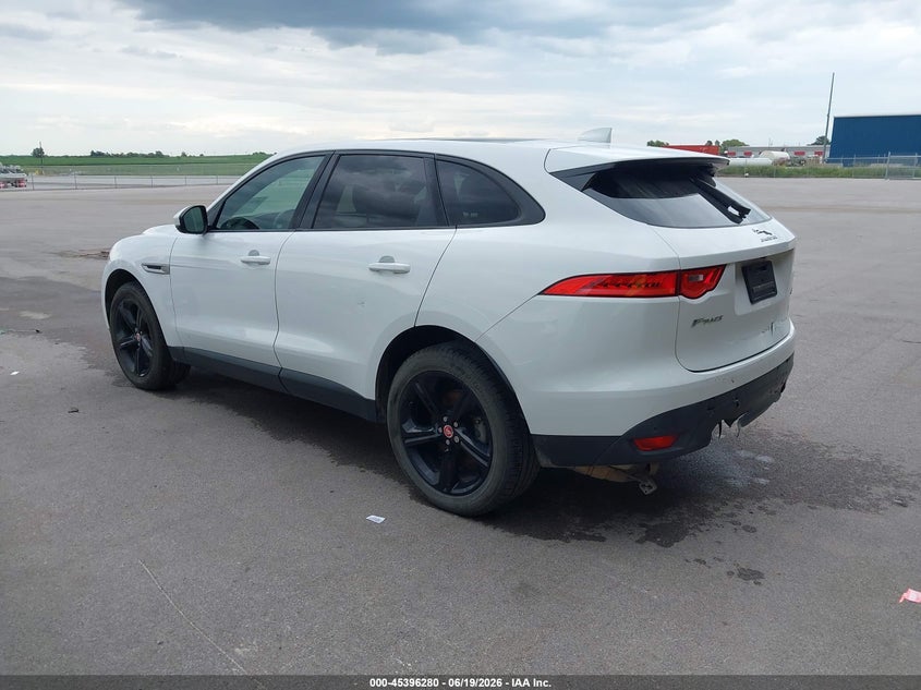 2018 Jaguar F-pace VIN SADCJ2FX0JA270985 IAAI salvage auction — REAR END, Certificate Of Title (Nebraska), sold $4,500 on 2026-07-30 (photo 3)