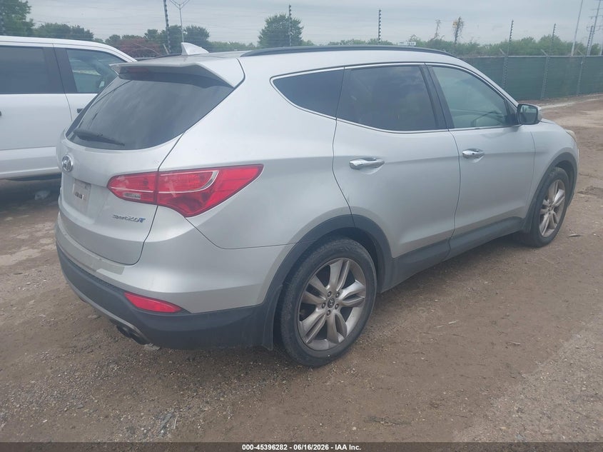 2013 Hyundai Santa fe VIN 5XYZU3LA5DG027776 IAAI salvage auction — NORMAL WEAR, Original (Texas), sold $1,525 on 2026-07-20 (photo 4)
