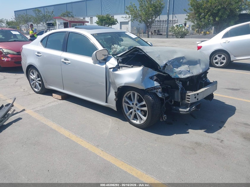 2006 Lexus Is VIN JTHBK262565012713 IAAI salvage auction — FRONT END, Salvage (California), sold $175 on 2026-07-13 (photo 1)